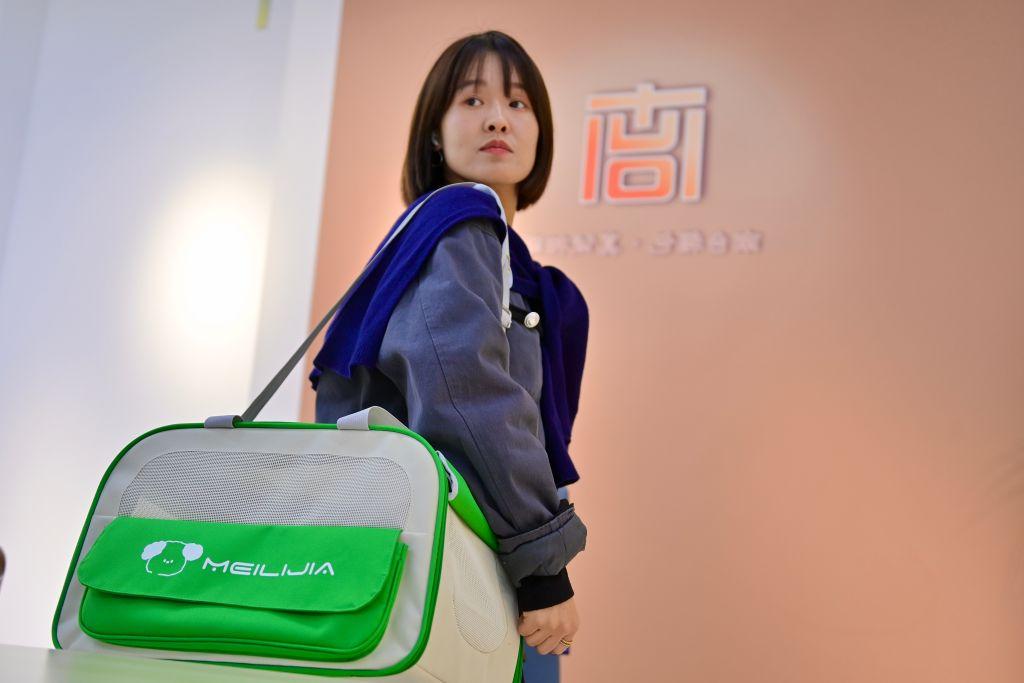 走进小城看消费丨辽宁海城:宠物箱包里的消费新场景 走进小城看消费丨辽宁海城:宠物箱包里的消费新场景