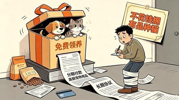 领养即负债:免费领宠暗藏消费陷阱,名为领养实为买卖 领养即负债:免费领宠暗藏消费陷阱,名为领养实为买卖